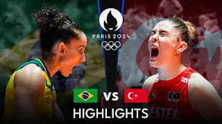 BRAZIL vs TURKIYE | Highlights | Women's OQT 2023