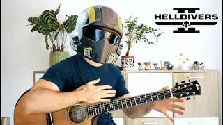 Helldivers 2 - Main theme (Fingerstyle cover guitarra)