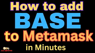 How to add BASE Chain to Metamask Wallet. Coinbase's BASE Chain.
