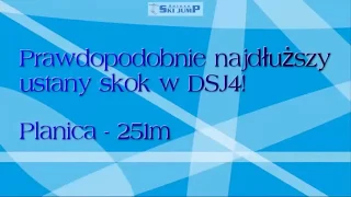 Najdłuższe skoki w DSJ4! #2 Planica - 251m!