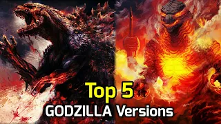 Top 5 Powerfull Versions of Godzilla-(മലയാളം)