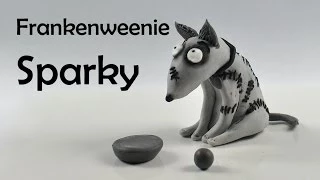 Frankenweenie - Sparky - polymer clay TUTORIAL