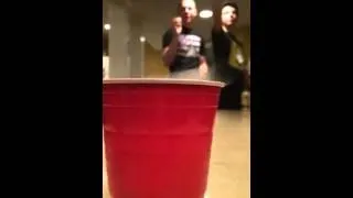 Slow Motion Pong Shot