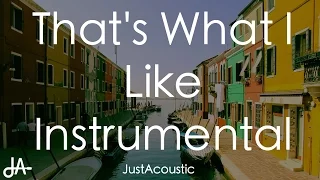 That's What I Like - Bruno Mars (Acoustic Instrumental)