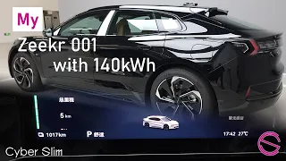 Zeekr 001 with 140kWh and 1000 km range!