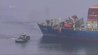 Cargo ship is removed 8 weeks after Baltimore bridge collapse