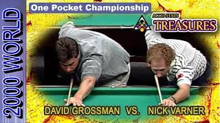 NICK VARNER vs DAVID GROSSMAN - 2000 World One Pocket Championship