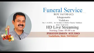 roy jacob...funeral