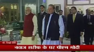 PM Modi reaches his Pakistan counterpart Nawaz Sharif's house