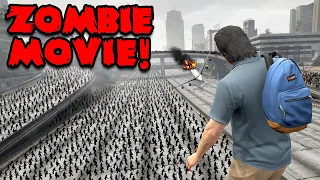 SURVIVE The ZOMBIE Outbreak in GTA 5! (MOVIE)