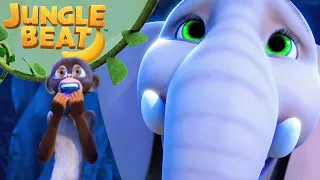 Is It a Monster!? | Jungle Beat: Munki and Trunk | Kids Animation 2022 #scared