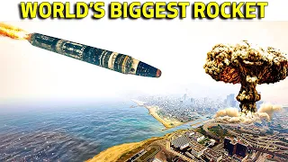 GTA 5 - 10KM LONG BIGGEST WAR MISSILE OF TREVOR | GTA 5 GAMEPLAY #965