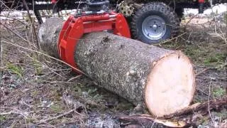 ATV hydraulic timber trailer  "FORESTER 3400"