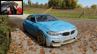 REBUILDING A WRECKED BMW M4 f82 Forza Horizon 4 Gameplay
