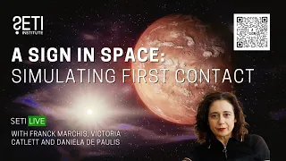 SETI Live: A Sign in Space - Simulating First Contact