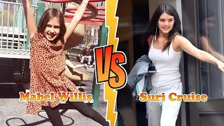 Suri Cruise (Tom Cruise's Daughter) VS Mabel Willis (Bruce Willis's Daughter) Transformation ★ 2022