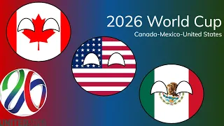 United 2026 World Cup in Countryballs!