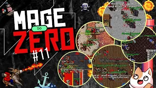 TIBIA: MAGE DO ZERO EP #11 - HUNT e TASK PIRATAS do 127 ao 131 - DOBLE LOOT ⚓🧙‍♂️