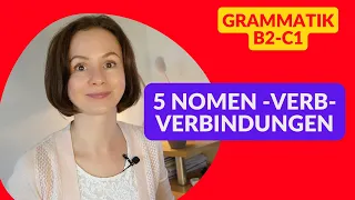 👉 5 Nomen Verb Verbindungen. Deutsch lernen B2 C1