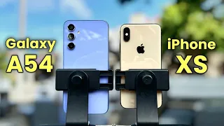 Kamera Mending iPhone Jadul⁉️🤔 Tes Kamera Samsung Galaxy A54 vs iPhone XS