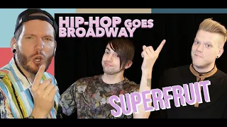 SUPERFRUIT reaction HIP HOP GOES BROADWAY - First time Superfruit REACTION to the hip hop classics 😂