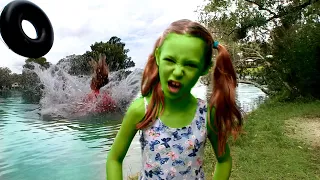 Hulk Smash On Camping Adventure! Sassy Squad