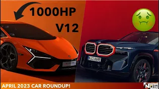 April Car Roundup! New Electric Lambo, 2 More Ugly BMWs, Maybach EV SUV, Polestar 4 | NOS Crew