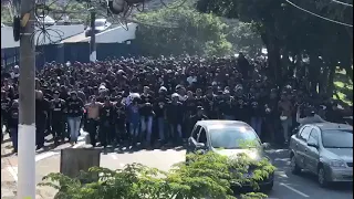 GAVIÕES ZONA SUL - CAMINHADA RUMO ARENA CORINTHIANS | CORINTHIANS X SÃO PAULO