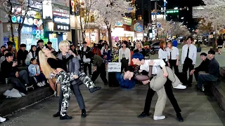 [STREET ARTIST] ALLURE & BE OUR. WITH JANGWOO. SINCHON BUSKING (PING PONG). 230401.