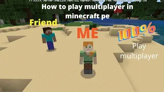 how to play multiplayer in minecraft pe 1.19.