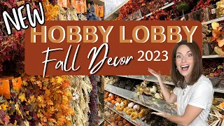 HOBBY LOBBY NEW FALL DECOR 2023 | EARLY FALL SHOP WITH ME