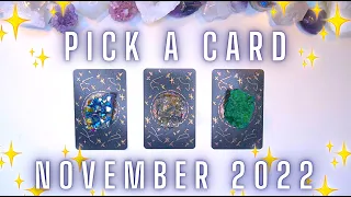 🍁🔮 NOVEMBER 2022 Messages & Predictions 🔮🍁 Detailed Pick a Card Tarot Reading ✨