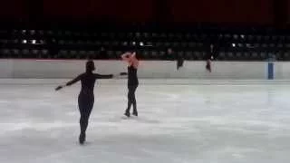 Kaetlyn Osmond (CAN) - SP Practice; 2015 Nebelhorn Trophy; Oberstdorf, Germany; 24-09-15