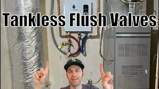 Installing flush valves on an ecosmart ECO 27 electric tankless water heater