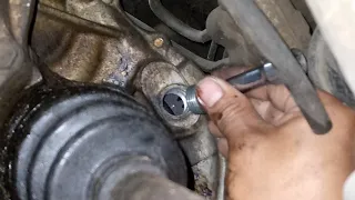 Daewoo Matiz CVT Drain and Oil Filler Plug Location
