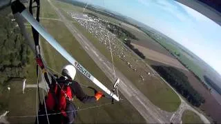 Emergency Drogue Chute Landing with the Hang Glider - practice