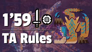 Tigrex vs. Sword & Shield 1'59 | TA Wiki Rules |【MHWorld Iceborne】