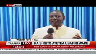 Rais Ruto atetea mbinu yake ya usafiri