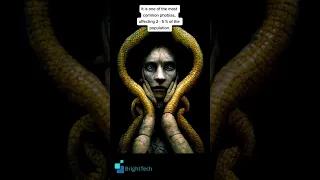 Asking an Ai how Phobias feel like: Ophidiophobia fear of snakes #shorts #ai #aiart #midjourney