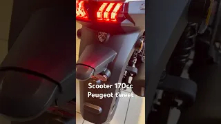 Scooter 170cc Peugeot tweet nuovo 2023 rumore