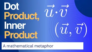 The Dot Product and the Inner Product: Comparing These Key Concepts in Linear Algebra, Geometry, ℝⁿ