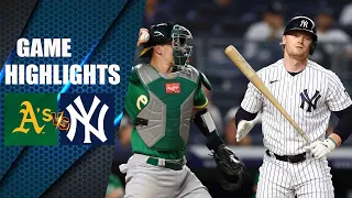 New York Yankees vs Oakland Athletics FULL GAME HIGHTLIGHT | MLB April 25 2024  MLB Season 2024