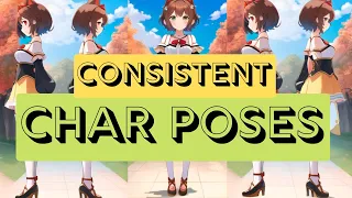 Stable Diffusion Consistent Character Poses and Camera Angles Tutorial