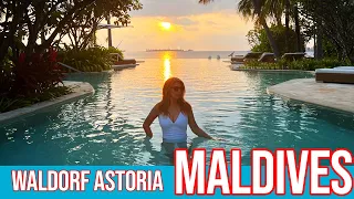 OUR #1 LUXURY TRAVEL EXPERIENCE. EVER! Waldorf Astoria Maldives Ithaafushi [FULL WALKTHROUGH]