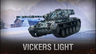 Vickers Light 105 занял чит позицию. 1 VS 4