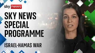 Sky News special programme on Israel-Hamas war: Israel and Hamas agree to pause fighting