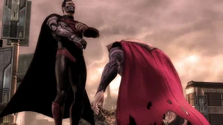 Injustice: Gods Among Us Ultimate Edition Cyborg Superman vs Superman(Regime)