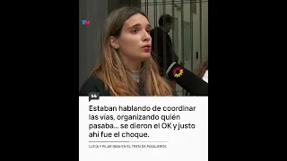 El testimonio de Lucía y Pilar, pasajeras del tren que chocó en Palermo: "No llegó a frenar"