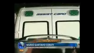 Murió Gustavo Cerati - Telefe confirma la noticia (04-09-2014)