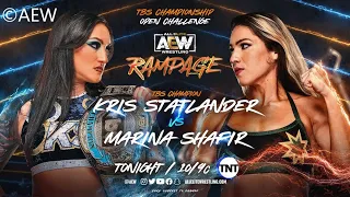 Kris Statlander (c) vs Marina Shafir / AEW TBS Title Open Challenge / AEW Rampage #102 / WWE 2K23